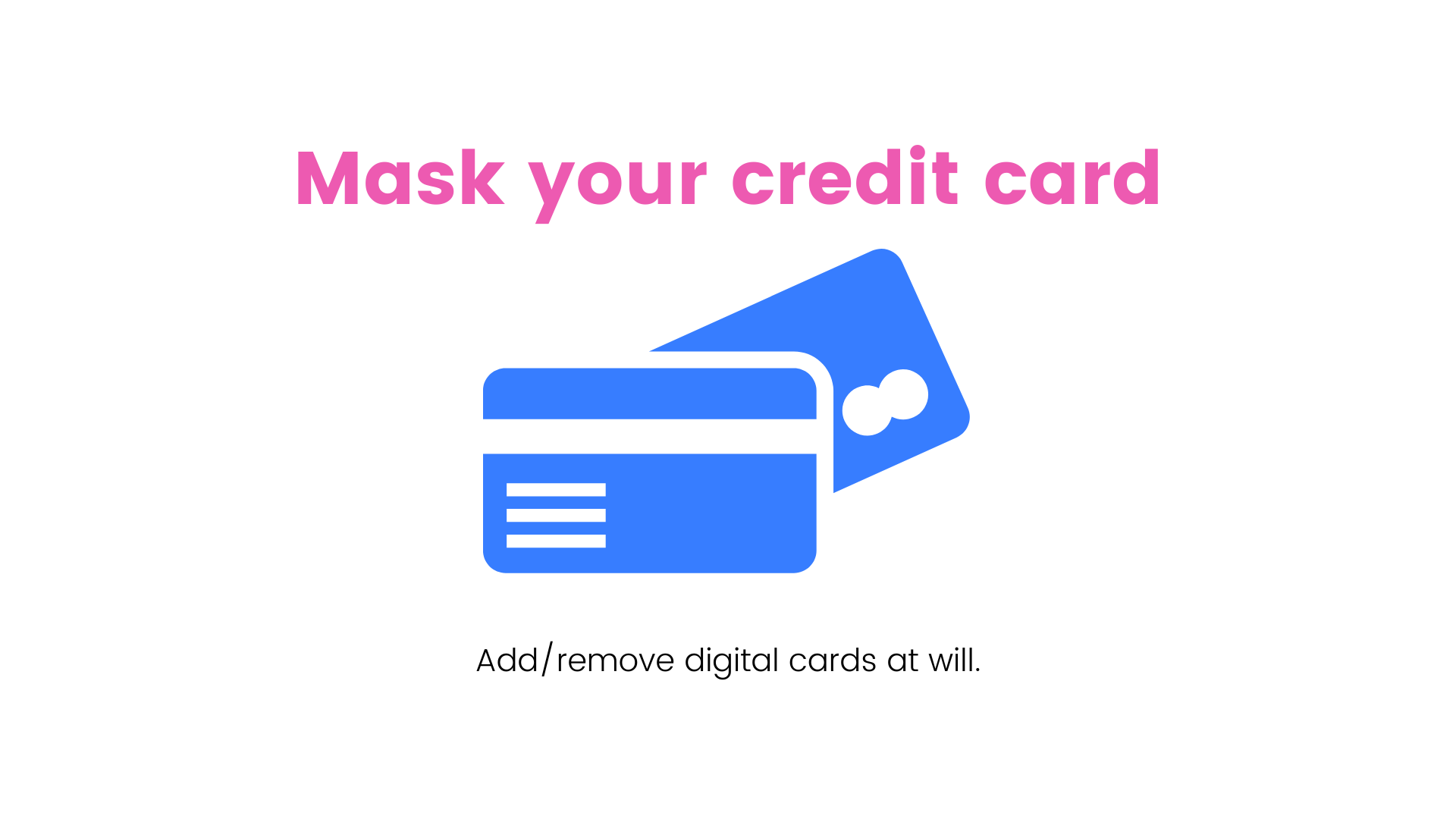mask credit card