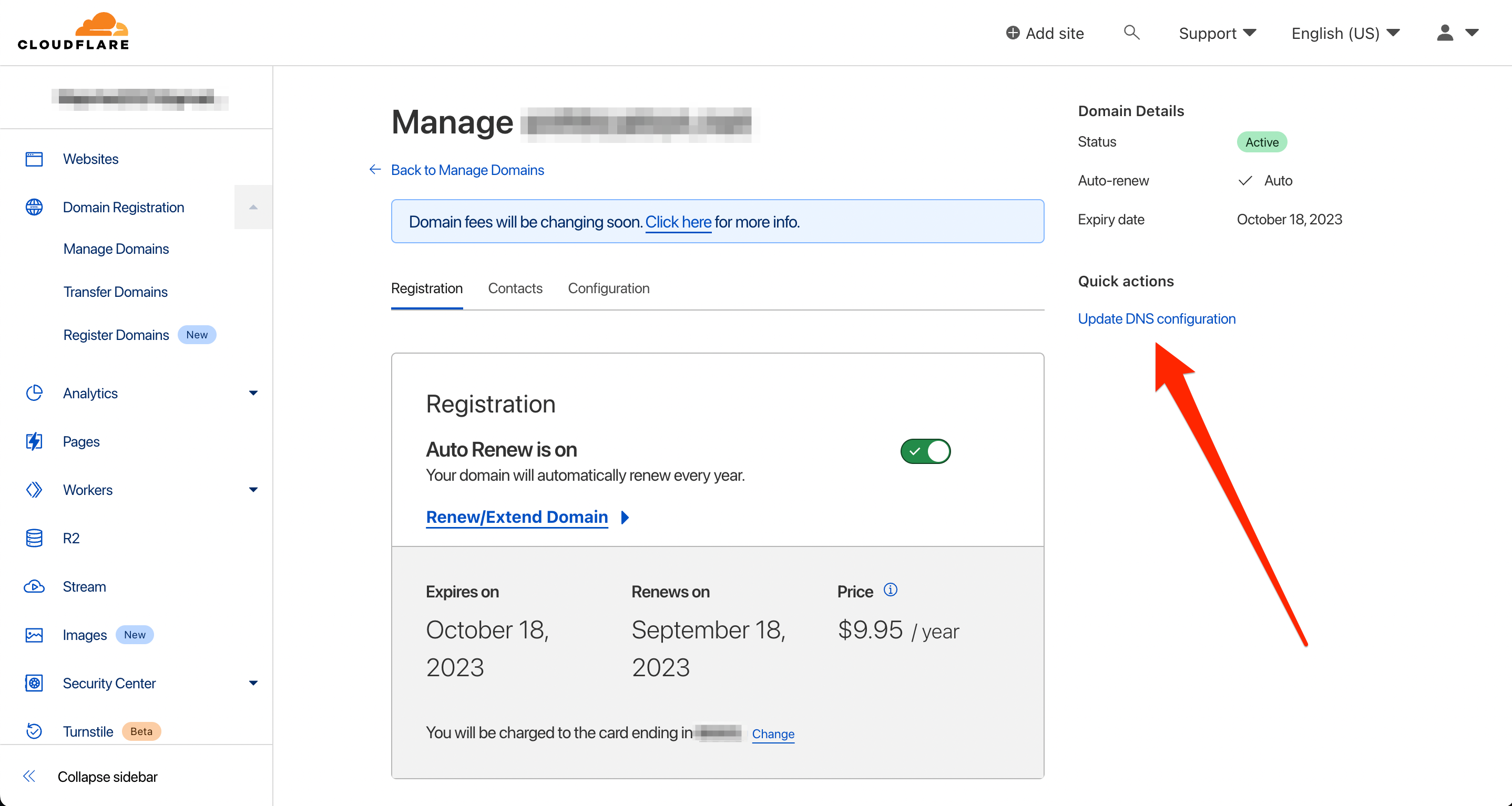 Cloudflare Registrar, New Domain Registration